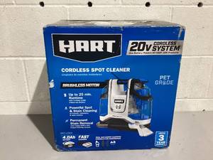 lot 594 image: HART Carpet & Upholstery 20-Volt Cordless Spot Cleaner