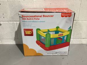 lot 557 image: Fisher-Price Indoor Bouncer with Built-in Pump