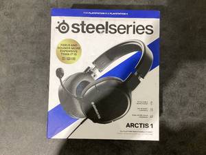 lot 698 image: SteelSeries Arctis 1 Wired Gaming Headset  Detachable ClearCast Microphone  Lightweight Steel-Reinforced Headband  For PS5, PS4, PC, Xbox, Nintendo Switch, Mobile