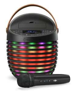 lot 162 image: Singing Machine SMC2020 SingCast One - Video Casting Karaoke System with Bluetooth, Light Show & Voice Changing Effects