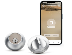 lot 179 image: Level Lock Smart Lock - Worlds Smallest Smart Lock - Level App for iOS & Android - Works with Apple Home