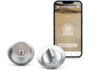 lot 181 image: Level Lock Smart Lock - Worlds Smallest Smart Lock - Level App for iOS & Android - Works with Apple Home
