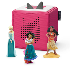 lot 193 image: Tonies Disney Toniebox Audio Player Bundle with Elsa, Moana, and Mirabel
