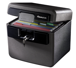 lot 200 image: SentrySafe HD4100 Fire-Resistant and Water-Resistant Box Safe with Key Lock, 0.65 cu. ft