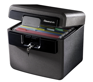 lot 218 image: SentrySafe HD4100 Safe Box, Fire-Resistant and Water-Resistant with Key Lock 0.65 cu. ft