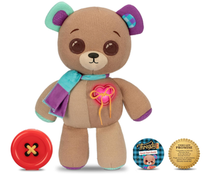 lot 551 image: Interactive 14 Plush Teddy Bear. Make A Wish & Bear Comes to Life