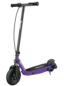 lot 577 image: Razor Black Label E100 Electric Scooter  Purple, up to 10 mph, 8 Front Tire, for Child 8
