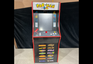 lot 472 image: Arcade1Up PAC-Man Deluxe Arcade Machine for Home - 5 Feet Tall - 14 Classic Games