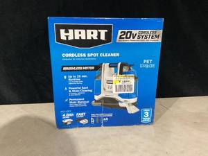 lot 474 image: Hart 20V Brushless Spot Cleaner Kit