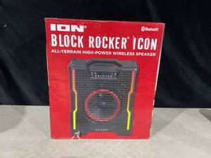 lot 726 image: ION Audio Block Rocker Icon Bluetooth Speaker