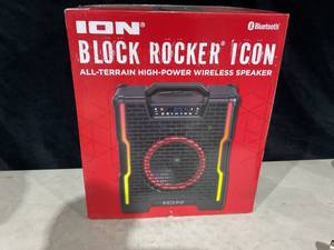 lot 727 image: ION Audio Block Rocker Icon Bluetooth Speaker