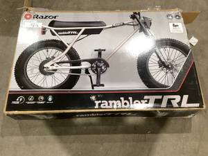 lot 10 image: Razor Rambler TRL  Class 2 Adult Electric Bike for Trail Riding, Up to 19.9 MPH, Up to 16.6 Miles of Range