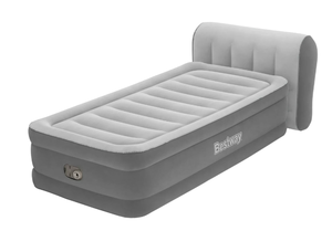 lot 328 image: Bestway Headboard Tritech Airbed Twin 18 with built-in AC pump