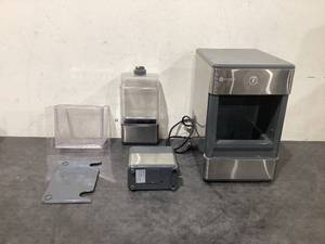 lot 722 image: GE OPAL01GENKT Profile Opal  Countertop Nugget Ice Maker with Side Tank  Portable Ice Machine Makes up to 24 lbs. of Ice Per Day  Stainless Steel Finish