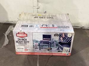 lot 324 image: Expert Grill Heavy Duty 24-inch Charcoal Grill, Black