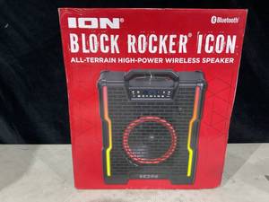 lot 736 image: ION Audio Block Rocker Icon Bluetooth Speaker