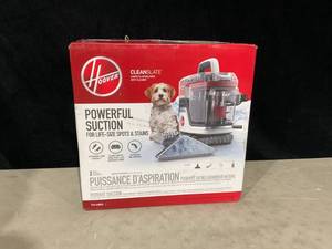 lot 739 image: Hoover CleanSlate Portable Carpet and Upholstery Pet Spot Cleaner, FH14010