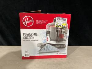 lot 750 image: Hoover CleanSlate Portable Carpet and Upholstery Pet Spot Cleaner, FH14010
