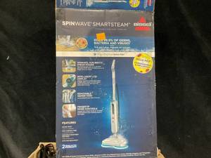 lot 753 image: Bissell SpinWave SmartSteam Scrubbing and Sanitizing Spin Mop