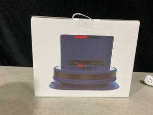 lot 755 image: bObsweep Dustin Wi-Fi Connected Self-Emptying Robot Vacuum and Mop in Navy