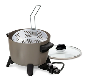 lot 316 image: Presto Big Kettle Ceramic Deep FryerMulti-Cooker