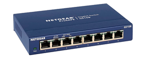 lot 275 image: NETGEAR - 8-Port Gigabit Ethernet Unmanaged Switch (GS108)