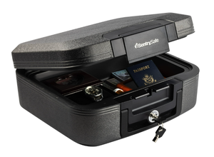 lot 302 image: SentrySafe CHW20201 Fire-Resistant and Water-Resistant Chest Safe with Tubular Key Lock 0.28 Cu. ft