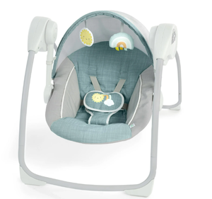 lot 350 image: Ity by Ingenuity Sun Valley Canopy Portable Swing - Unisex, For Ages 0-9 Months