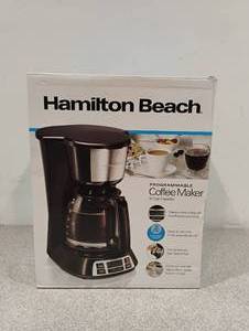 lot 1 image: NEW HAMILTON BEACH PROGRAMMABLE COFFEE MAKER