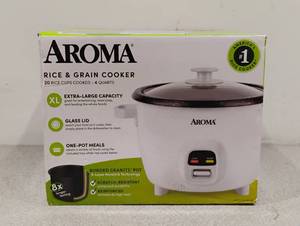 lot 4 image: NEW AROMA RICE & GRAIN COOKER