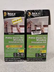 lot 46 image: DUCK MAX STRENGTH PATIO DOORXL WINDOW INSULATION KIT