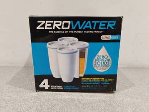 lot 61 image: NEW ZERO WATER REPLACEMENT WATER FILTERS (4)