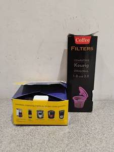 lot 99 image: ASSORTED COFFEE FILTERS ( COMPATIBLE WITH KEURIG )