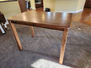 lot 20 image: Solid Wood Dining Table
