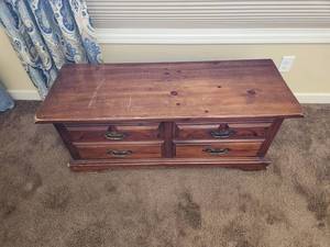 lot 24 image: Vintage Lane Wooden Cedar Chest
