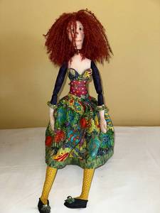 lot 79 image: Handmade Artisan Doll