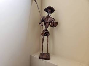 lot 151 image: Metal Don Quixote Sculpture