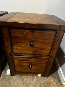 lot 159 image: Wooden File Cabinet