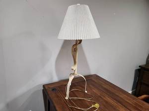 lot 172 image: Vintage Wrought Iron Table Lamp