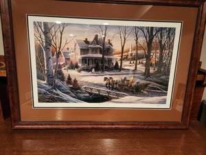 lot 179 image: Terry Redlin Homeward Bound Signed