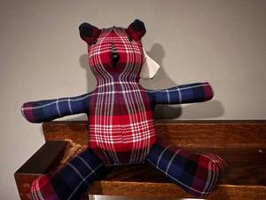 lot 183 image: Bears Plaid Tartan Teddy Bear