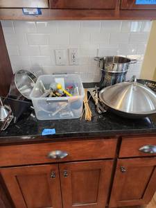 lot 266 image: Kitchenware Lot Pots, Pans, Utensils