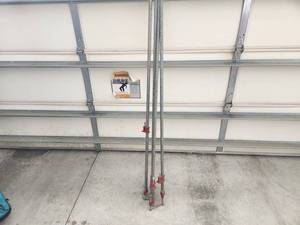 lot 280 image: Heavy Duty Bar Clamps Set