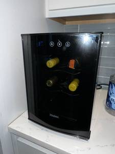 lot 10B image: Haier Wine Cooler Fridge - Contents not included
