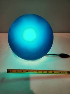 lot 39 image: Blue Light Globe