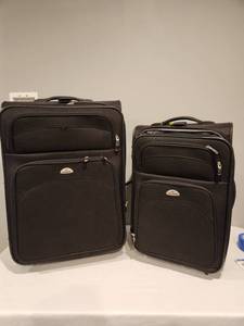 lot 46 image: Samsonite Luggage Set 2-Piece Black