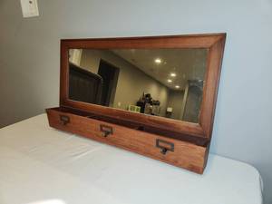 lot 58 image: Pottery Barn Family Mirror