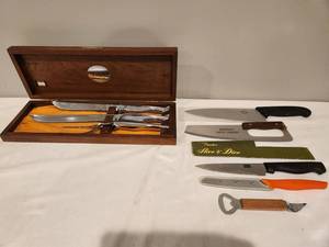 lot 84 image: Knife Set Collection with Box