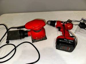 lot 144 image: Black & Decker Drill & Sander Set