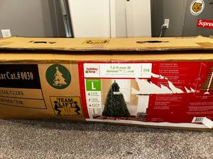 lot 155 image: Holiday Time 7.5-ft Donner Fir Tree